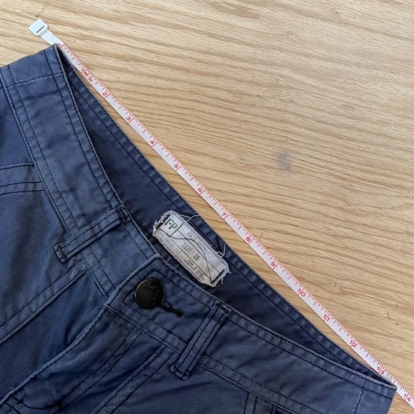 Free People Pants Blue/Gray moto pants size 26‎ - Picture 7 of 11